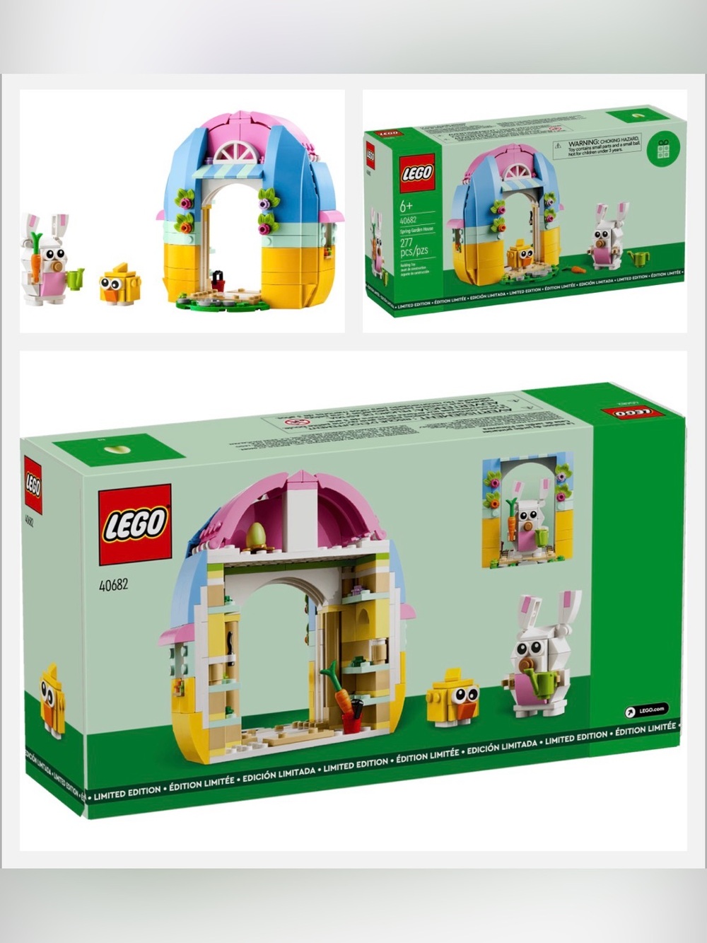 LEGO Spring Garden House, NWT, with bunny and duck
